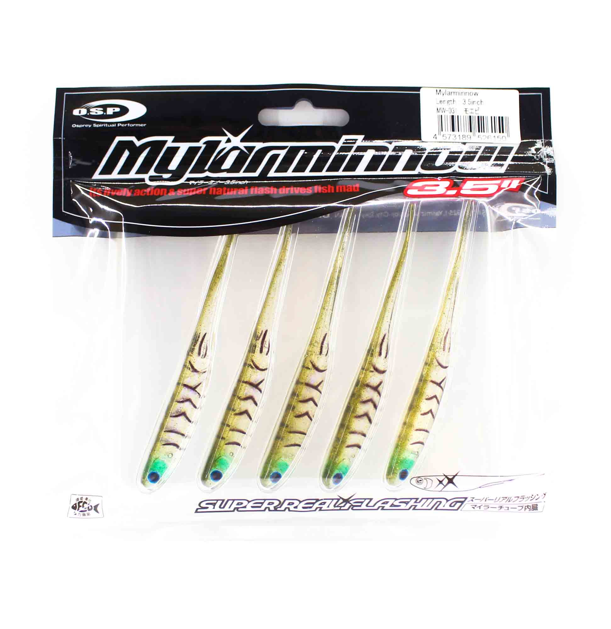 

Мягкая приманка OSP Mylar Minnow 3,5 дюйма MW-031 (6150)