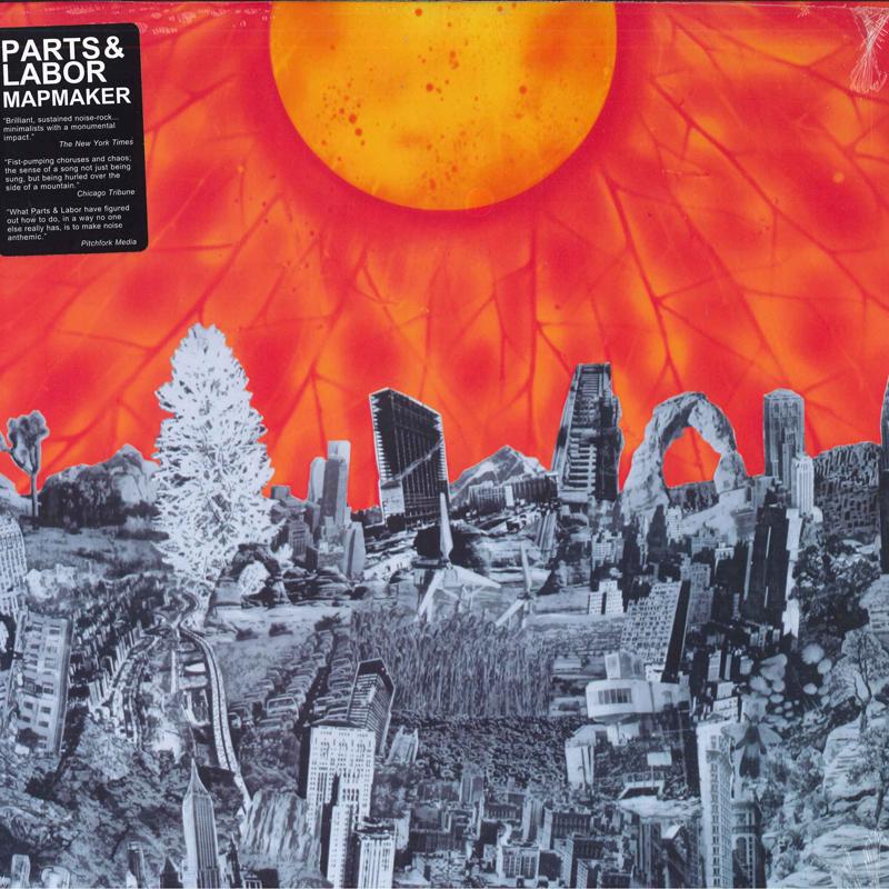 

LP Record PARTS & LABOR - Mapmaker JAG103 Jagjaguwar, Bra 2007 US Rock