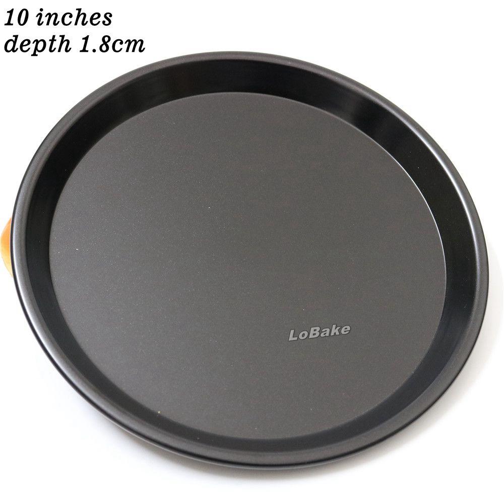 6, 7, 8, 9, 10 inches 1.6-1.9cm depth nonstick coating aluminium round shape pizza pans stones set pie pancake cheesecake mold
