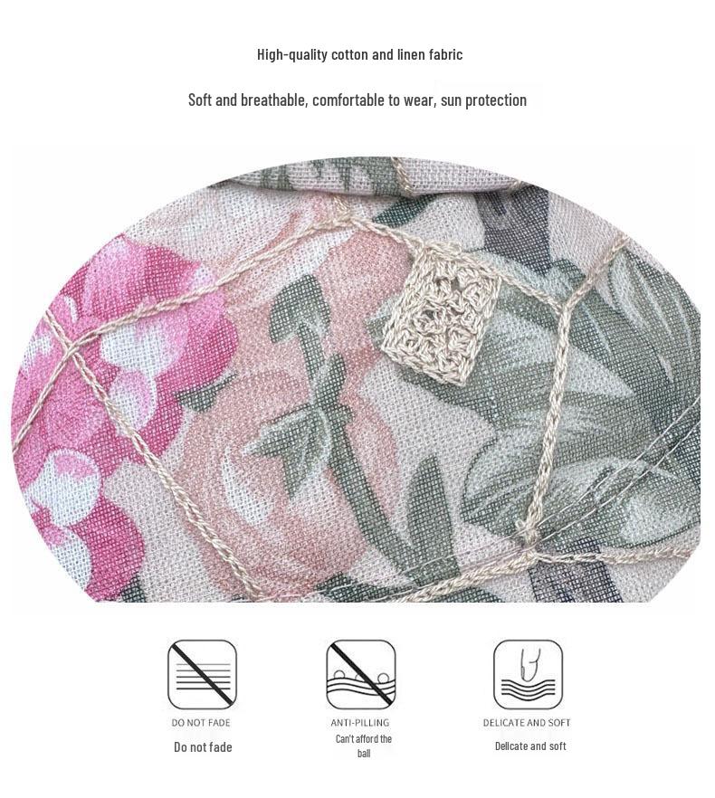 Stylish Wide-Brimmed Sun Hat for Women: Breathable Summer Protection for Mothers & Grandmothers