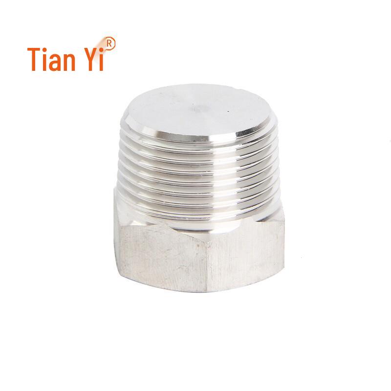 Stainless Steel External Hex Threaded Plug