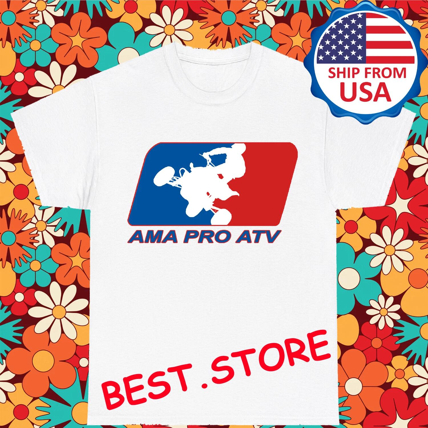 AMA PRO ATV Men s White Size S-5XL L