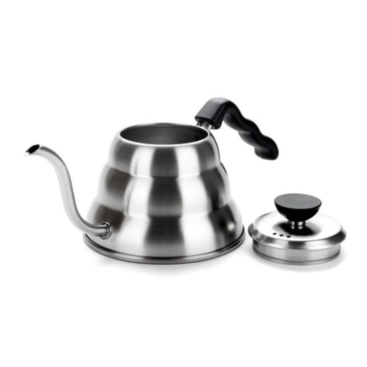 Hario V60 Drip Kettle Vono Gas Compatible Practical 600ml Silver Made In Japan Fire/IH VKB-100HSV