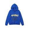 High-Quality 450g Men's Spider Web Foam Print Hoodie - Young Thug Style