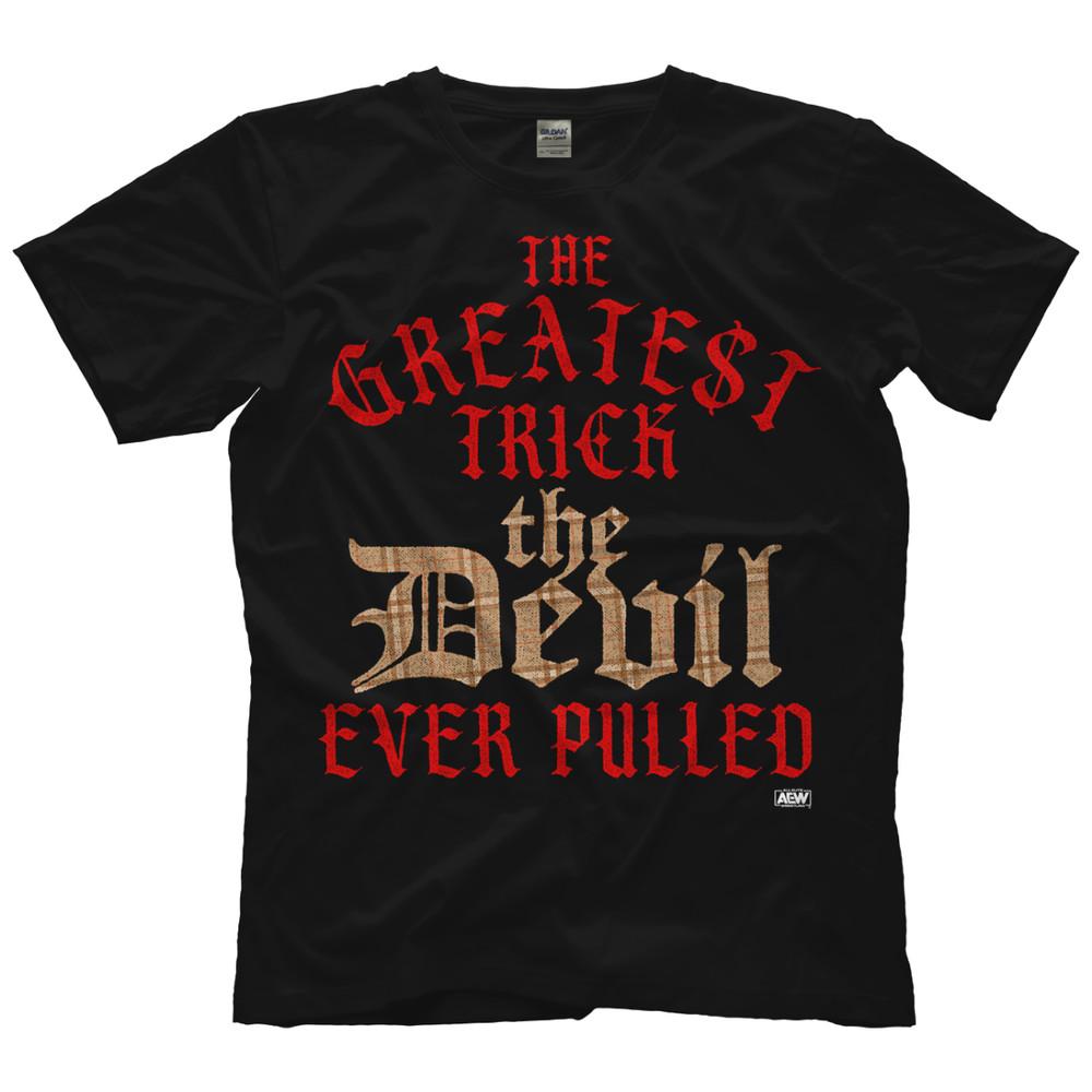 MJF  The Greatest Trick the Devil Ever Pulled AEW Official TShirt Unisex T-Shirt L