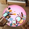 1pc makeup cosmetics Round Chair mat Area Rug - Non-Slip, Floor Mat for Office, Bedroom, and Indoor Decor c1125366
