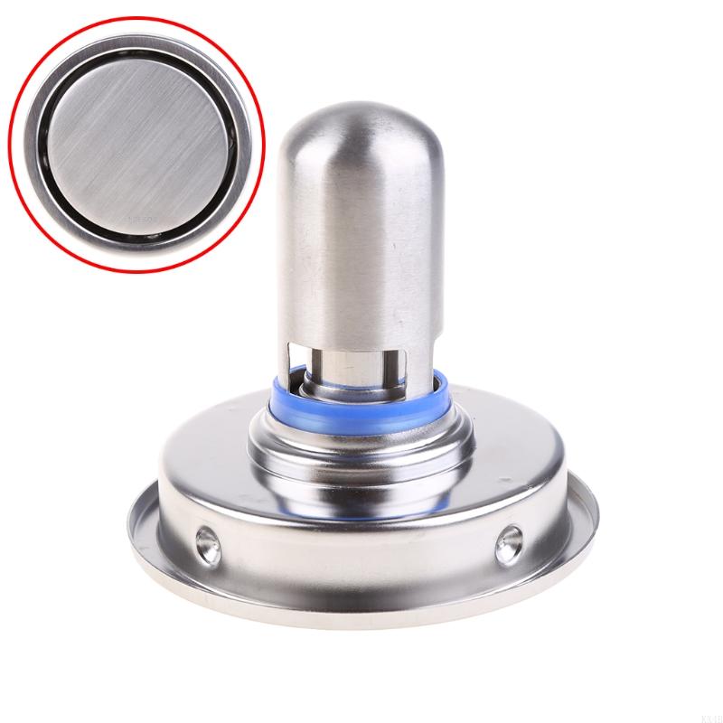 KX4B Edelstahl Rund Unsichtbarer Ablassstopfen Abdeckung Badezimmer Dusche Bodenablauf Sieb Stöpsel Geruchshemmend Spüle Küche Wasserfilter