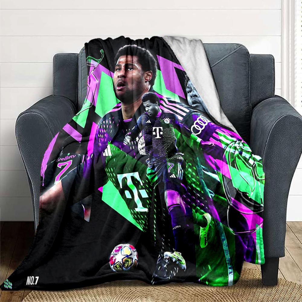 Urban Style Portrait Blankets Flannel Printed Breathable Warm Throw Blanket for Home Office Bedspreads 0708a71