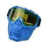 Anlorr Motorcycle Goggles Windproof Tactical Mask Dustproof Goggles With Face Protection Shield Mask