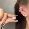 Zirconia Butterfly Ear Clip - Elegant & Non-Piercing Jewelry for Women