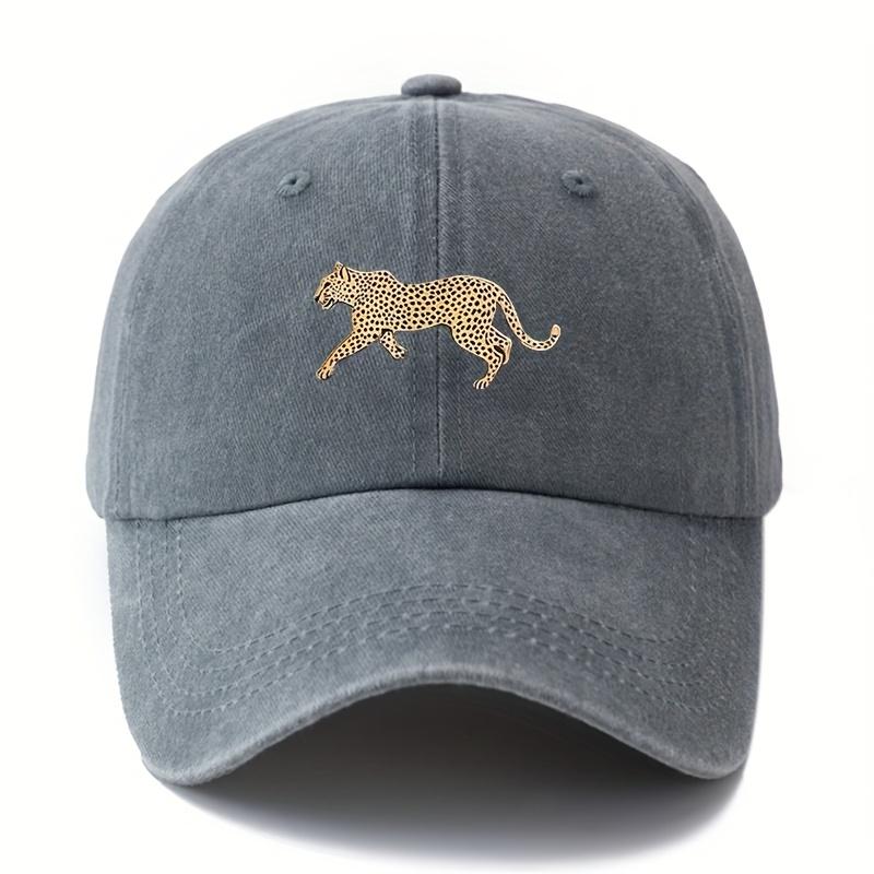 A Unisex Printed Animal Leopard Baseball Cap Stylish And Versatile for Outdoor Use Lightweight with a Curved Brim