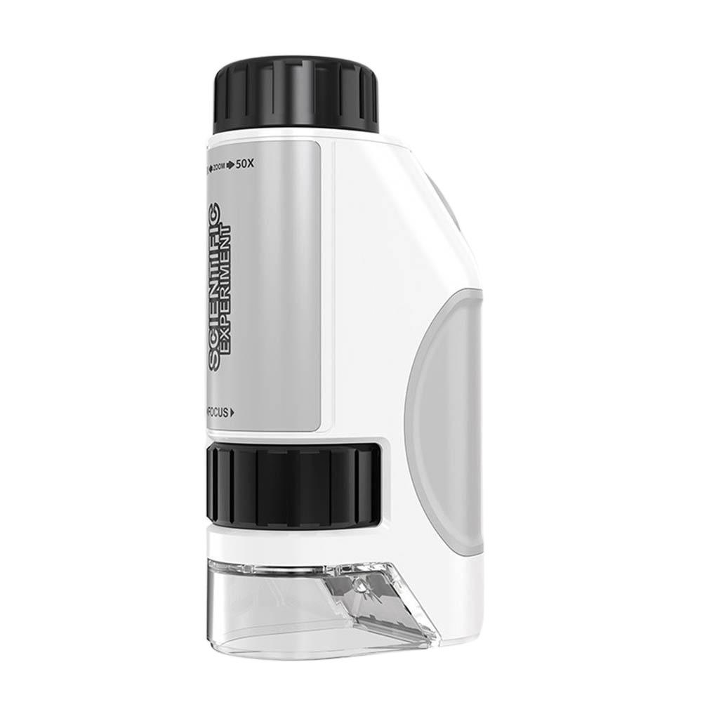 Handheld Microscope Science Toy LED Light Source Little Scientist Microscope  Science Experiments