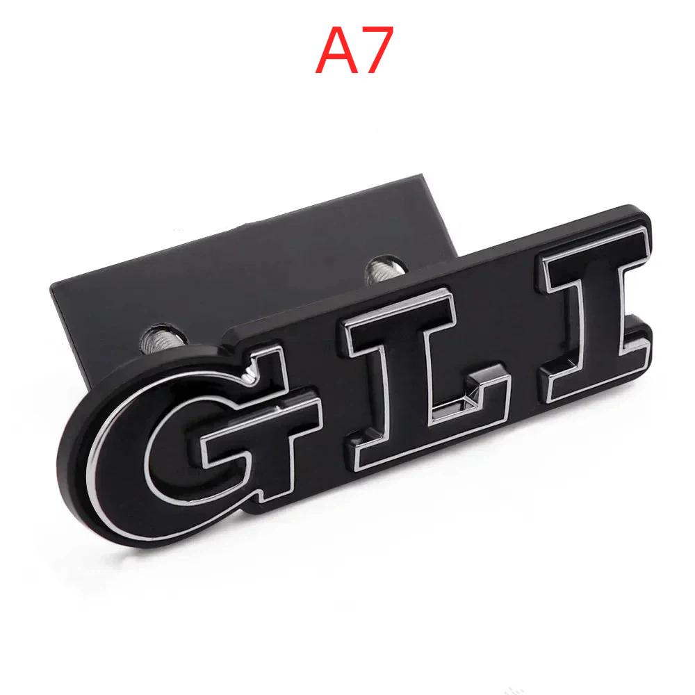3D Metal Car Letters GLI Logo Rear Trunk Front Grill Badge Emblem Sticker Decals For MK2 MK4 MK5 MK6 MK7 MK8