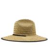 New Wide Brim Straw Hat Men's Lifeguard Summer Protection Hat Black Side Outdoor Panama Hat