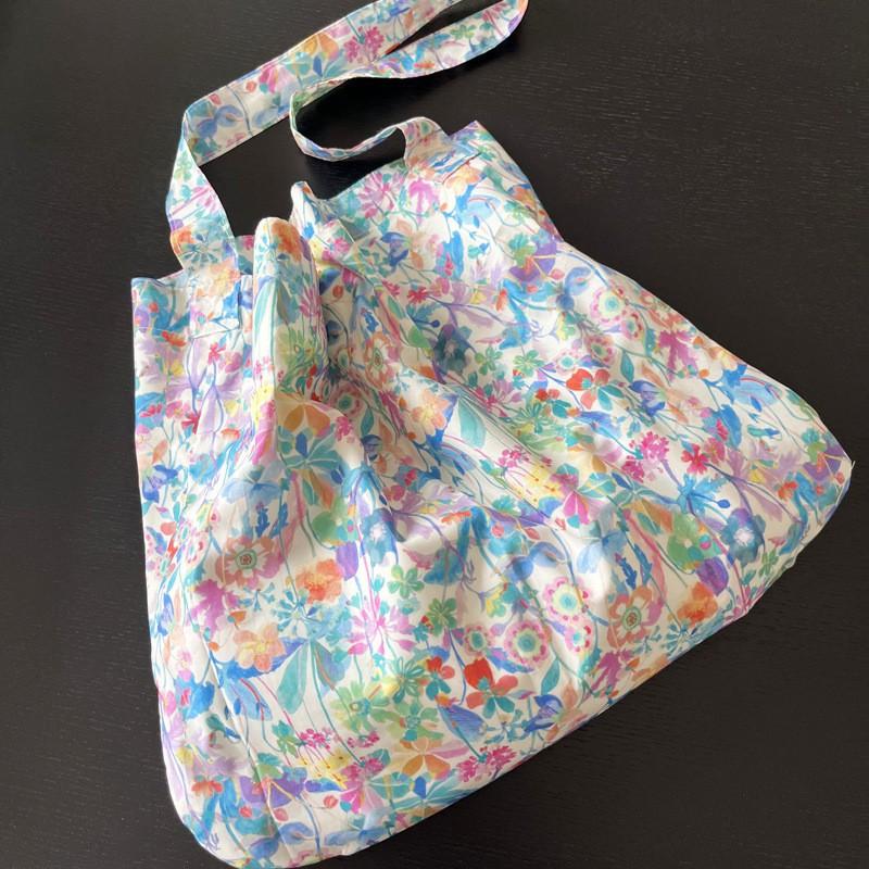 New French Liberty Floral Bag Emerald Bay Cotton Thin Printed Shoulder All-match Women's Cross-body