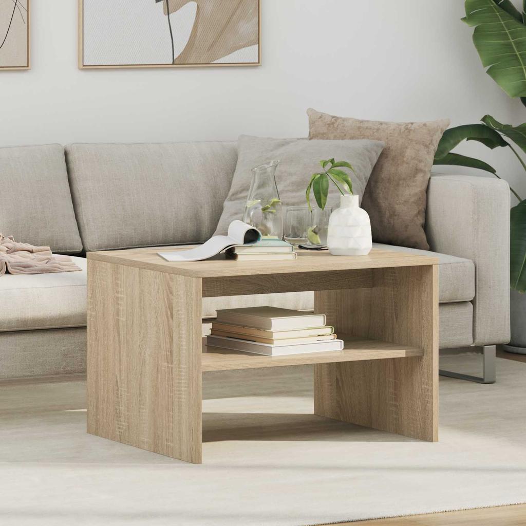 Coffee Table Sonoma Oak 60 x 50 x 40 cm Particleboard