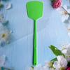 2 Pcs Fly Swatters Thickened Long Handle Flexible Great Tenacity Hollow Mesh Wide Head Anti-crack Indoor and Outdoor Insect Mosquitoes Swatting Tool
