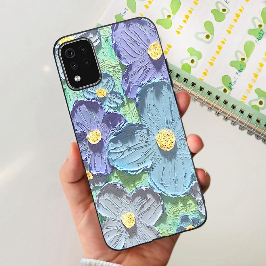 For LG K42 Case LM-K420 LMK420H Cute Fashion Painted Cover Soft Silicone Phone Case For LG K42 K 42 LGK42 Back Cover 6.6'' Coque