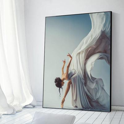 Moderne Ölgemälde-Balletttänzerin-Charakter-Poster und gedruckte Wohnzimmer-Wandkunstbilder als Heimdekoration