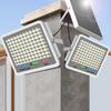 100-800w Solar Outdoor Light 600 LED Solar Security Flood Light 3 Modes Adjustable Lighting Street Light for Garage Garden Patio