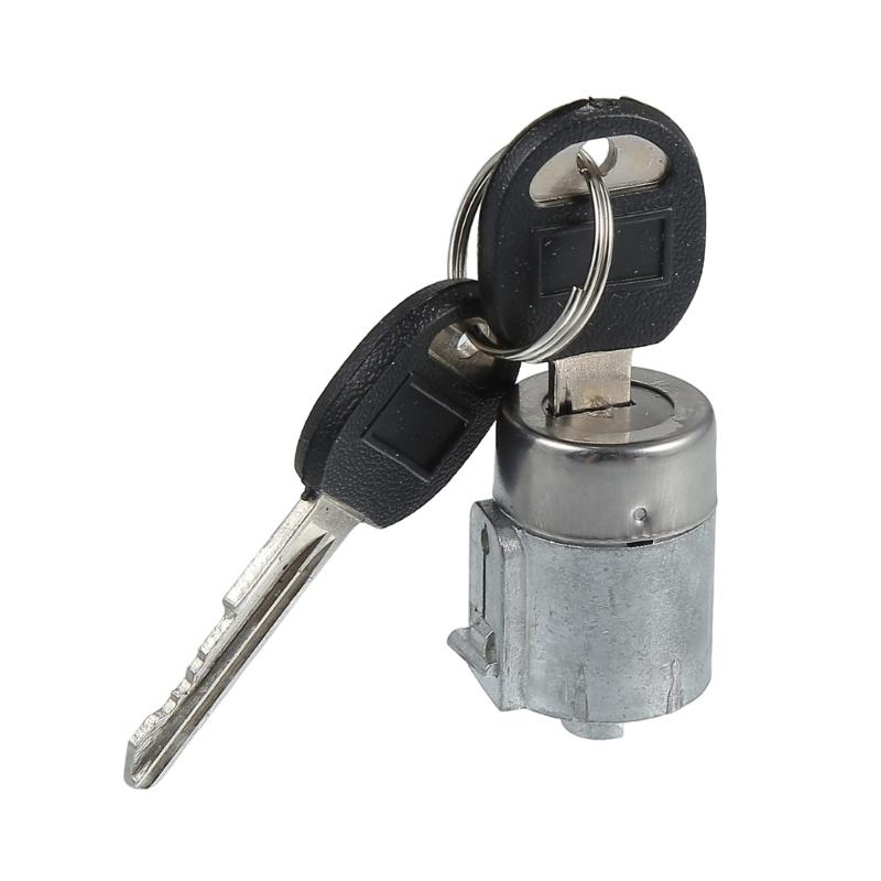 Ignition Key and Lock Cylinder Bundle Front Door Lock Cylinder with 2 Keys Barrels Repair Maintenance for C1500 12549131