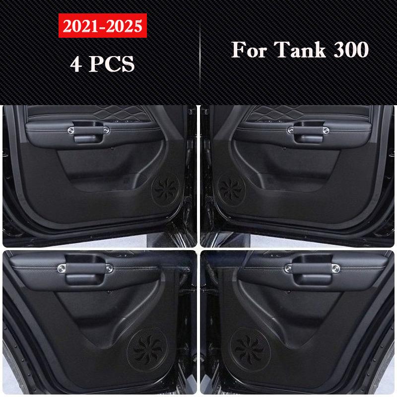 

For Great Wall Tank 300 400 Car Door Anti Kick Pad Glove Box Protection Stickers Interior Accessories Scratch Resistant Film