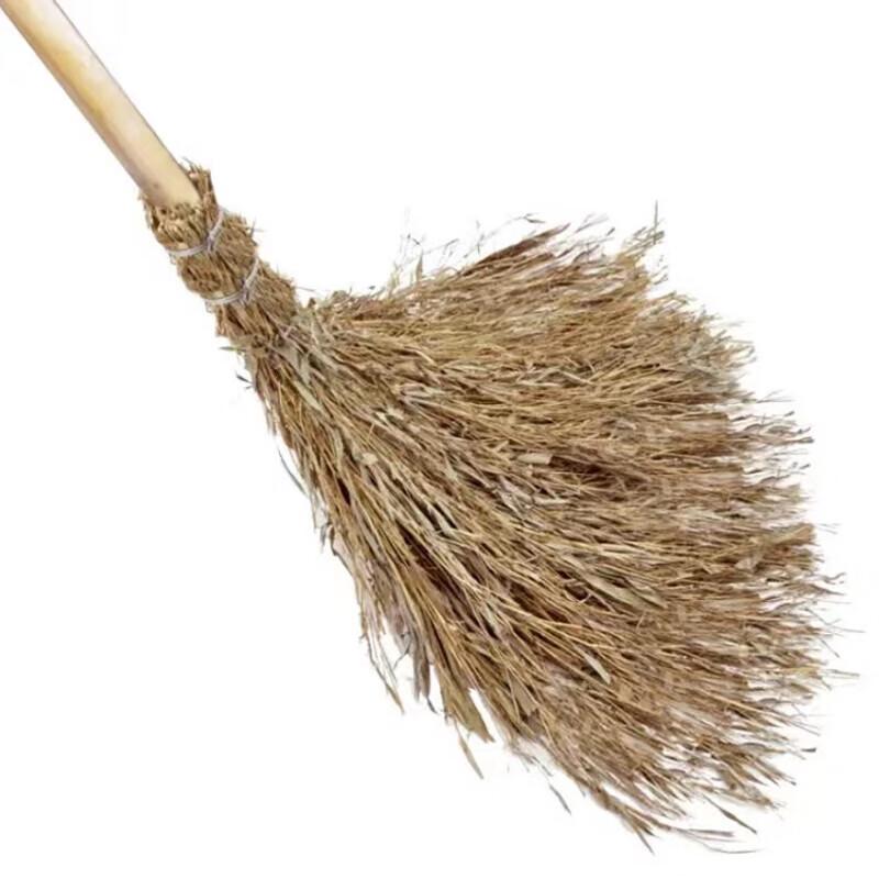Bamboo Handle Outdoor Broom