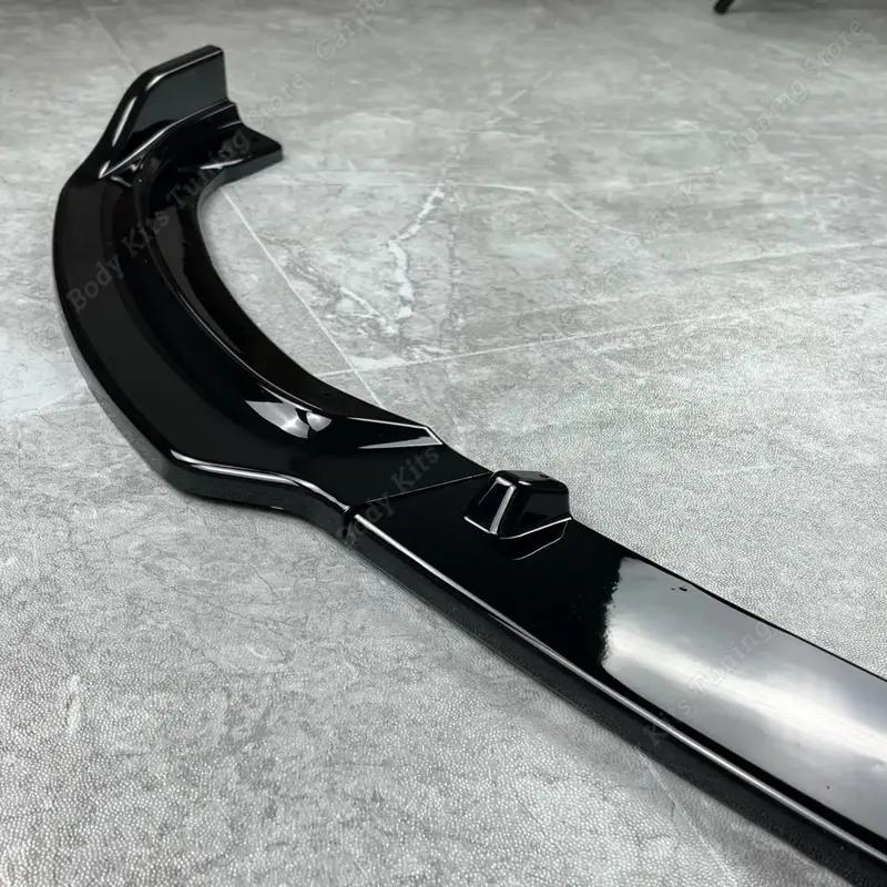 Per BMW Serie 3 F30 F31 2013-2019 Sottoparaurti Anteriore Splitter Lip Diffusore Spoiler Copertura Protettiva Protezione Deflettore Labbri Nero Lucido
