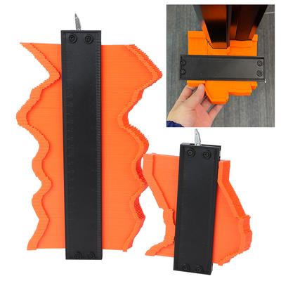 Contour Gauge Profile Duplicator Tool Lock Wider Wood Marking Alloy Edge Shaping Wood Measure Ruler