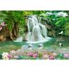Tapet 3d Cascadă în Pădure Peisaj Natural Mural Cascadă Living Dormitor Mural Cascadă Decor Acasă