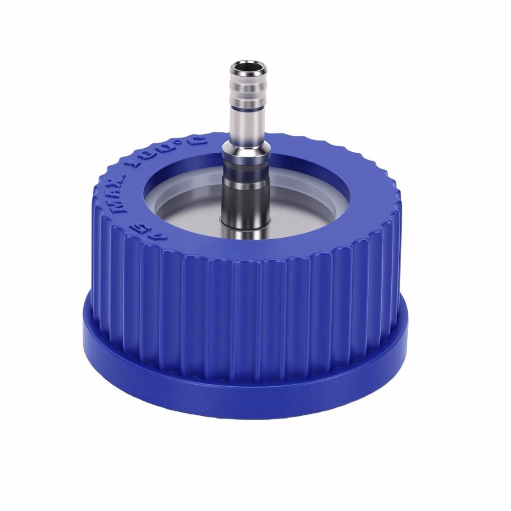 1 Port Reagent Bottle Cap GL45 Thread Solvent Storage Cap for GL45 Solvent Storage