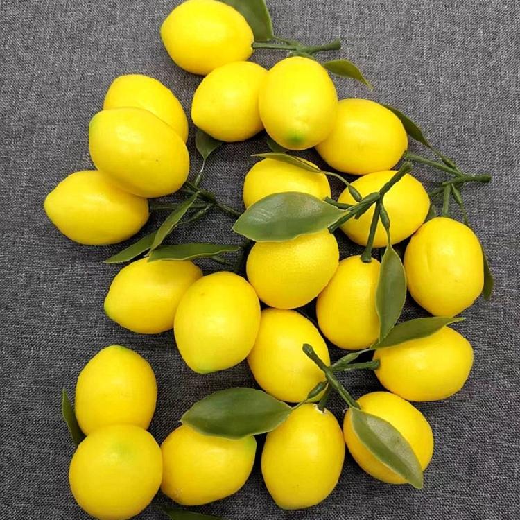 Artificial Lemon Simulation Lemon Fake Fruit Decoration for Kitchen Party Decoration