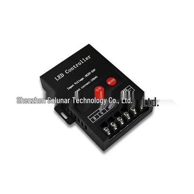 4-Key 30A Black Iron LED RGB Strip Controller