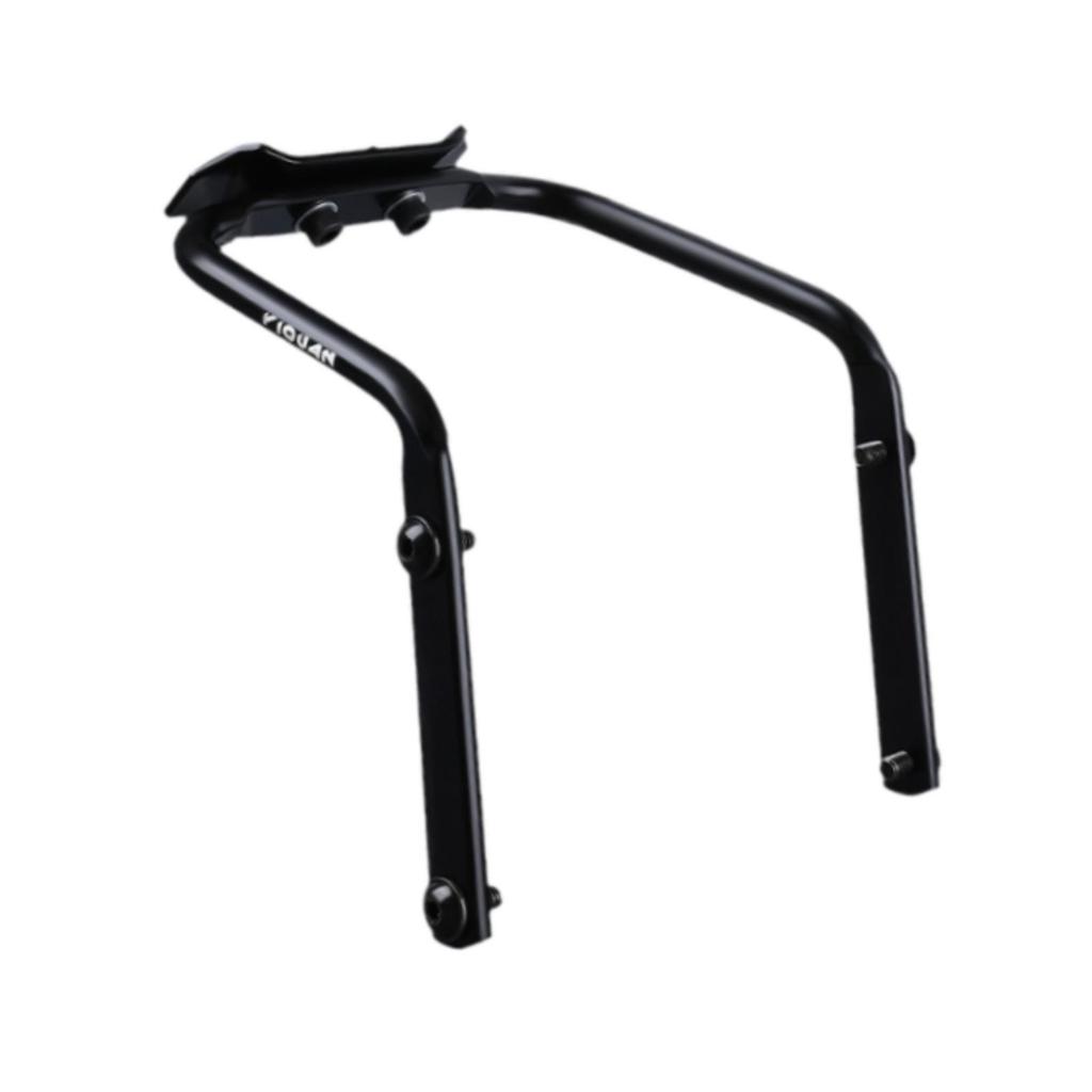 Bike Saddle Bag Stabilizer Rear Rack Adapter Support Aluminum Alloy Frame for