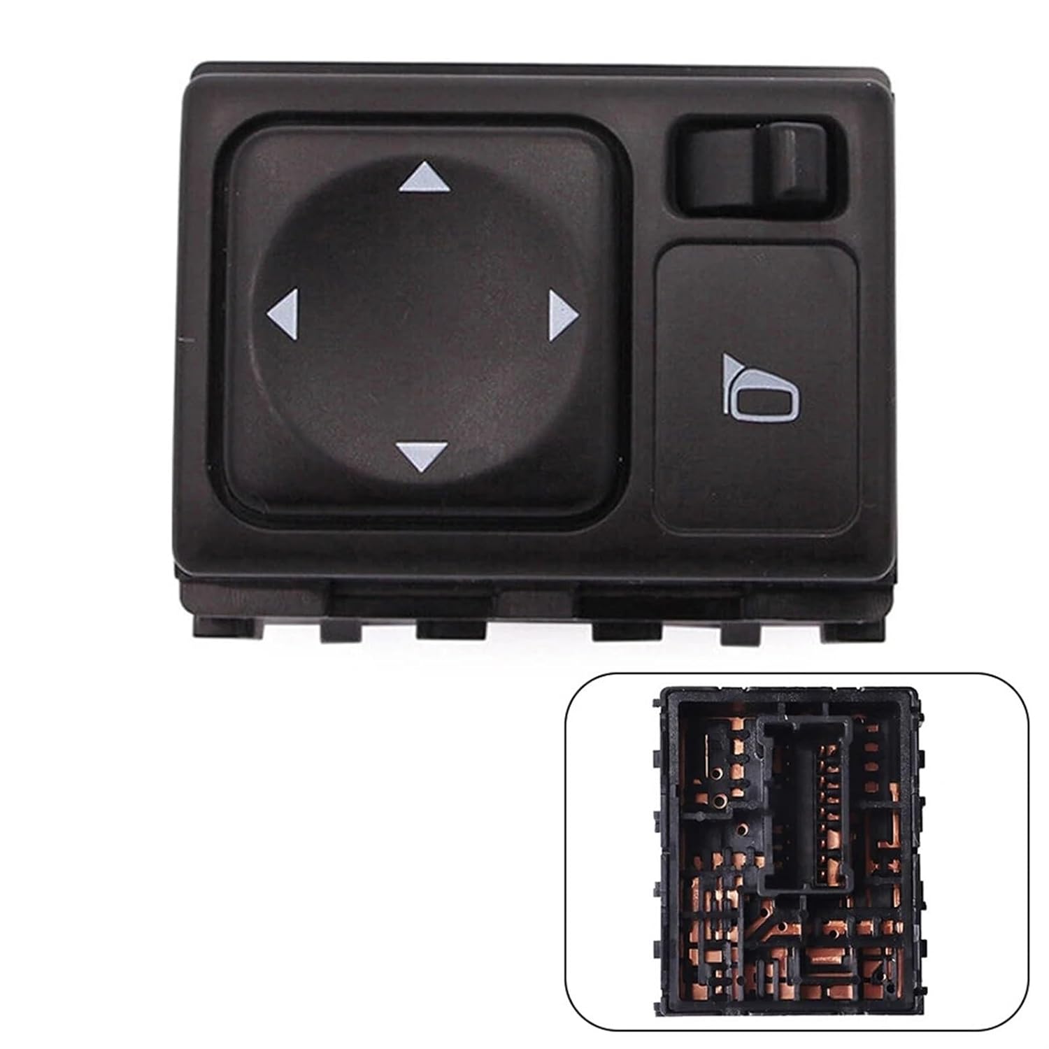 [Replacement] Car Rearview Mirror Switch Car Mirror Glass Switch Car Rearview Rear Mirror Control Switch for Nissan 2005-2019 25570-CL00A WXCNRUJ