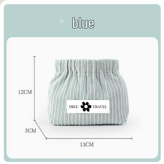 2023 Damen Cord Kordelzug Münzbörse & Kosmetiktasche