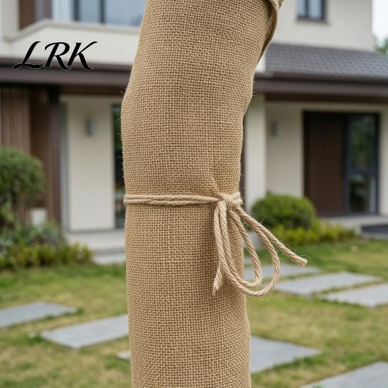 Landscape Tree Frost Barrier Natural Burlap Wrap, Winter Plant Trunk Protector, Fruit Guard Fabric Freeze Protection Wrap for Shrubs, Outdoor