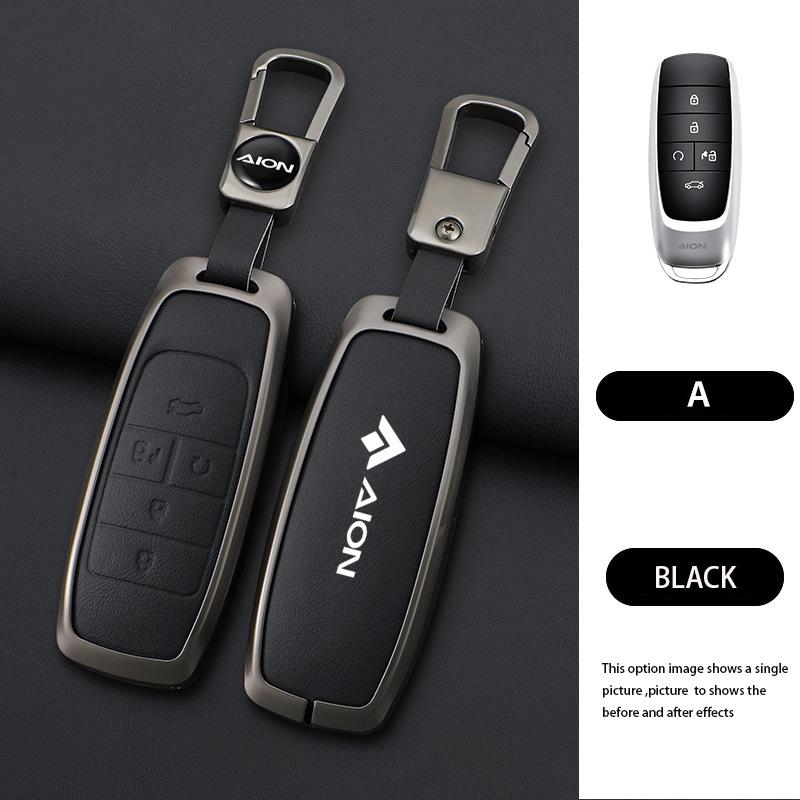 5 Buttons Zinc Alloy Car Key Cover Case Protect Shell Holder for GAC AION Y Plus S V LX IA5 Smart Remote Keychain Accessories