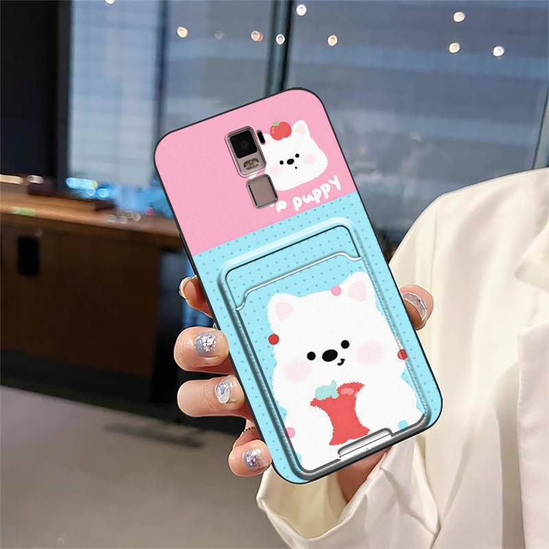 Cute Silicone Phone Case For OPPO R7 Plus Graffiti Cartoon TPU Durable Card bag Card slot Back Cover Fashion Design
