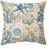 Nautical Shell - inspired Pillow CoversLiving room sofa cushion cover, soft and comfortable, bedroom room decoration