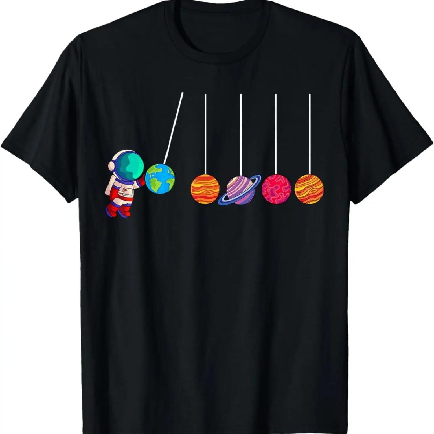 

Astrophysicist Planet Cradle Astronomy T-Shirt S чёрный