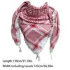 Fashion Shemagh Scarf Tacticals Desert Scarf Arabian Headscarf Breathable Neckerchief Head Scarf for Men