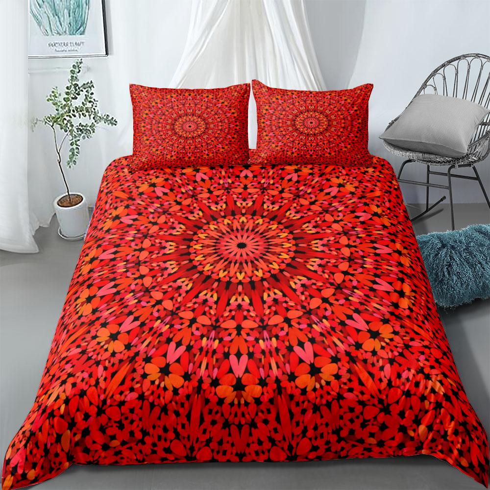 Mandala Ethinic Duvet Cover UK Single Double King US Twin Full Queen Size Bed Linen Set