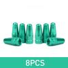 4/8pcs Aluminum Alloy Bicycle Tire Prest Valve Cap MTB Road Bike Covered Protector Road MTB Tyre Dustproof Bike Presta Valve