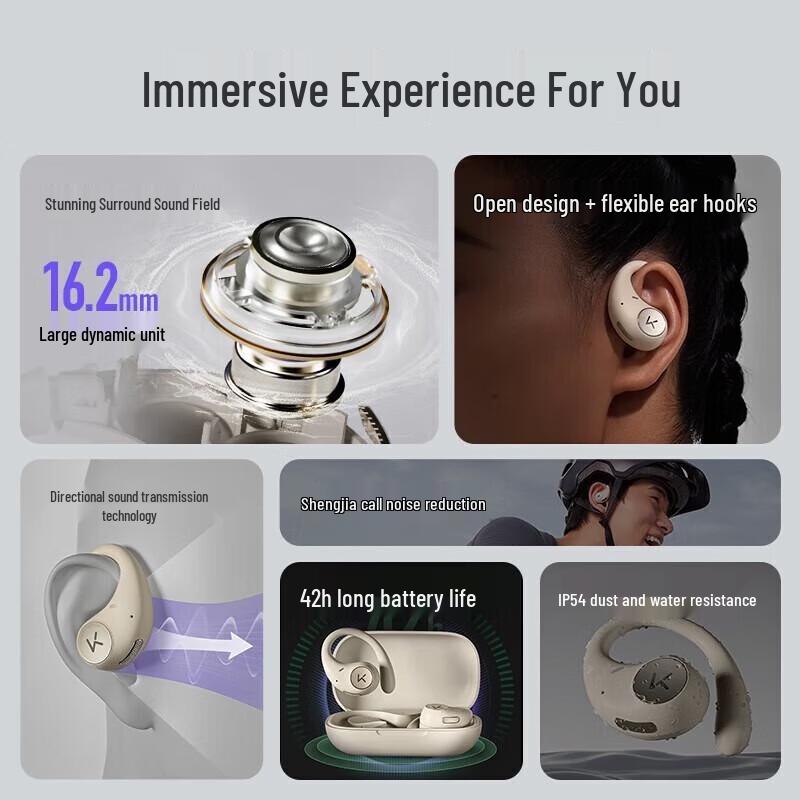 Keep E1 Open-Ear Wireless Sports Headphones