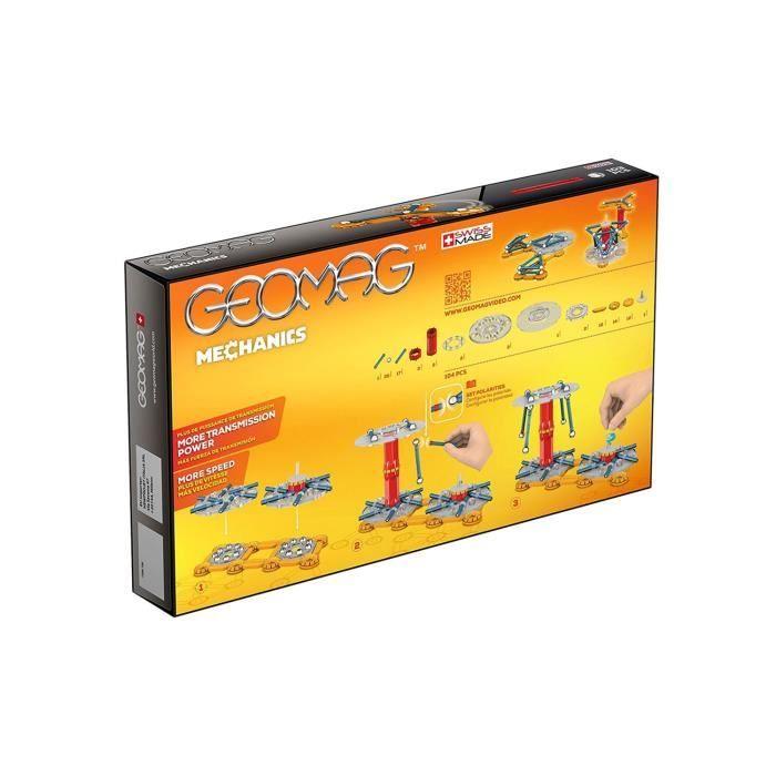 Geomag blocs magnétiques mechanics 103 éléments geo-726