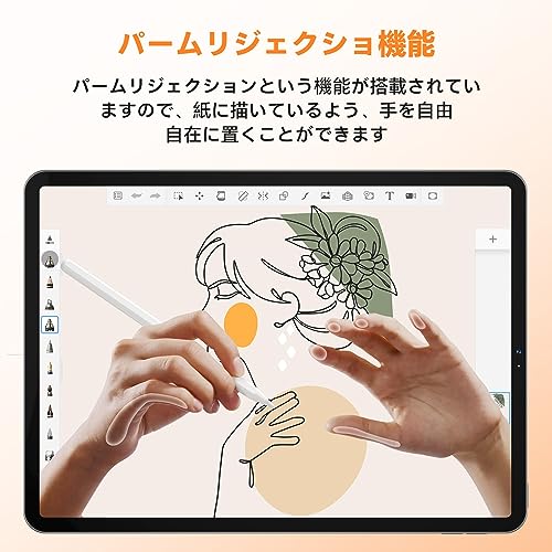 [Authentisch] Apple Pencil 2. Generation Bolvunes iPad Stift Kompatibel Kabelloses Laden [Durchbruch in der Spitzentechnologie] Stylus Stift mit Ul