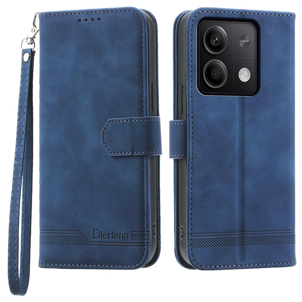 DIERFENG DF-03 für Xiaomi Redmi Note 13 5G/Note 13 5G (China) Hülle Brieftasche Lederhülle