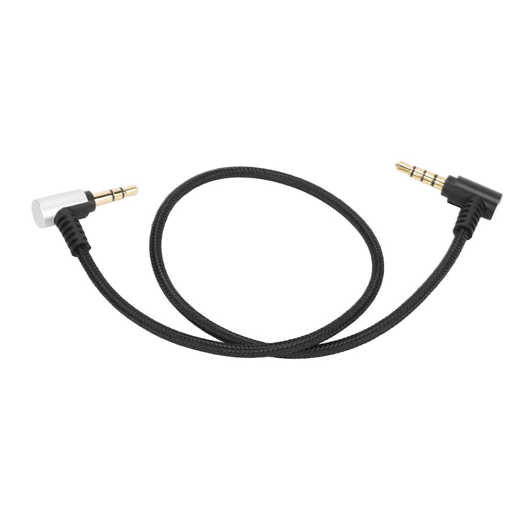 TRS to TRRS Adapter Multifunctional 3.5mm Microphone Cable Compatible for RODE SC7 35cm 13.8in