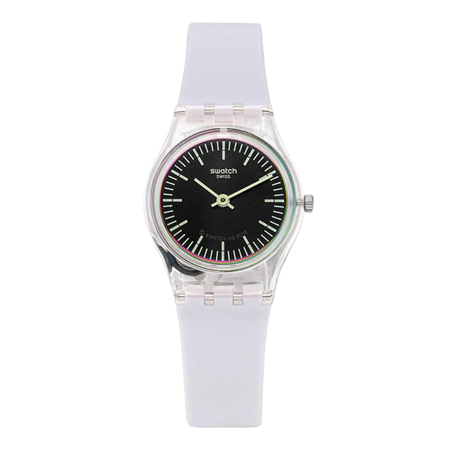[Swatch] LK390 УЛЬТРАФИОЛЕТОВЫЕ Женские Уретановые Часы